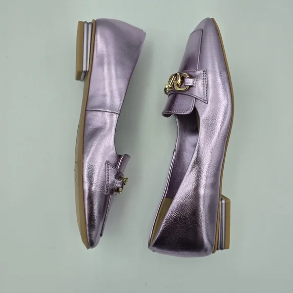 NWOT Franco Sarto Tiari Flats, Light Pink Metallic, Women's 6.5 - Picture 12 of 16